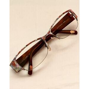 Carmen Marc Valvo Eyeglass Frames 52-17-130 Sofia Petal Excellent Condition